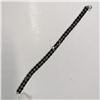 Image 2 : SILVER BLACK SAPPHIRE (21.9CT) BRACELET