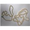 Image 1 : 2 PAIRS OF PEARL NECKLACES