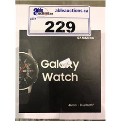 SAMSUNG GALAXY WATCH 46MM MODEL SM-R800NZSAXAC WORKING CONDITION WITH MINOR FLAW