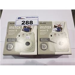 2 INSTAX MINI 9 INSTANT CAMERAS