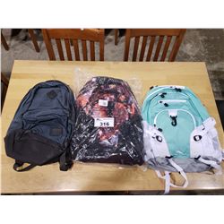 2 HIGH SIERRA & BURTON BACKPACKS