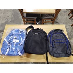 KENNETH COLE REACTION, HIGH SIERRA, & SAMSONITE BACKPACKS