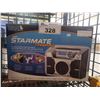 Image 4 : SIRIUS SATELLITE RADIO STARMATE REPLAY PORTABLE RADIO BOOMBOX, FOUR CHANNEL STEREO SPEAKER