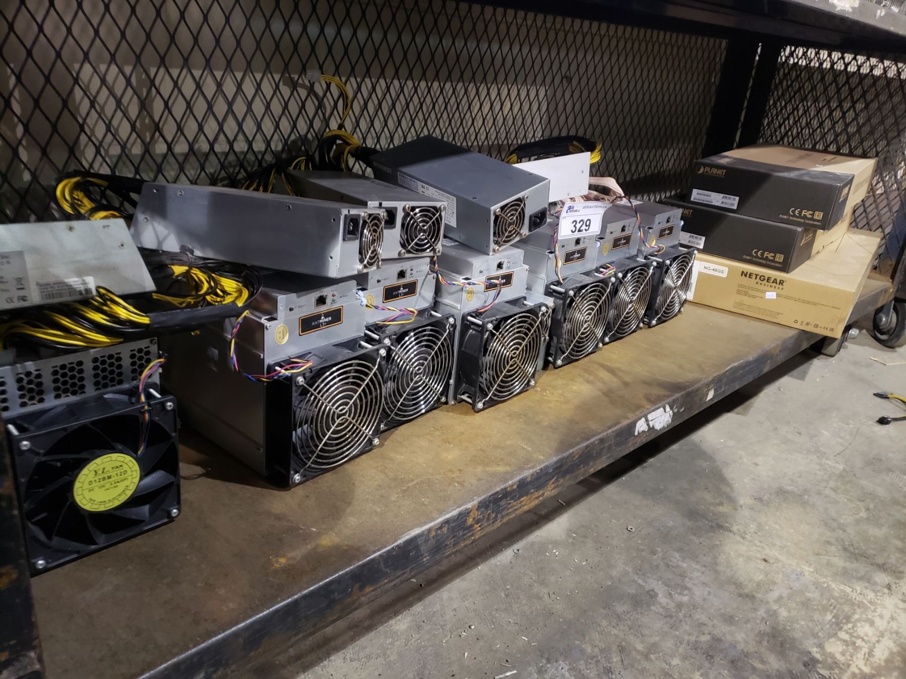 SHELF OF ANT MINER L3 PLUS BITMINING ITEMS & MORE!