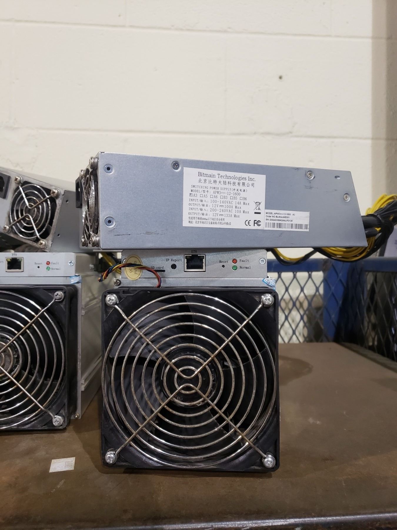 SHELF OF S9 BITMINING ITEMS - Able Auctions