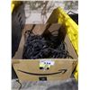 Image 3 : SHELF OF ASSORTED POWER CORDS & STORAGE TOTES