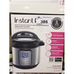 INSTANT POT DUO PLUS 9-IN-1 MULTI USE PROGRAMMABLE PRESSURE COOKER 8 QUART