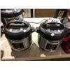 Image 1 : 2 INSTANT POT ULTA MINI PRESSURE COOKERS (ONE WITH DAMAGE)