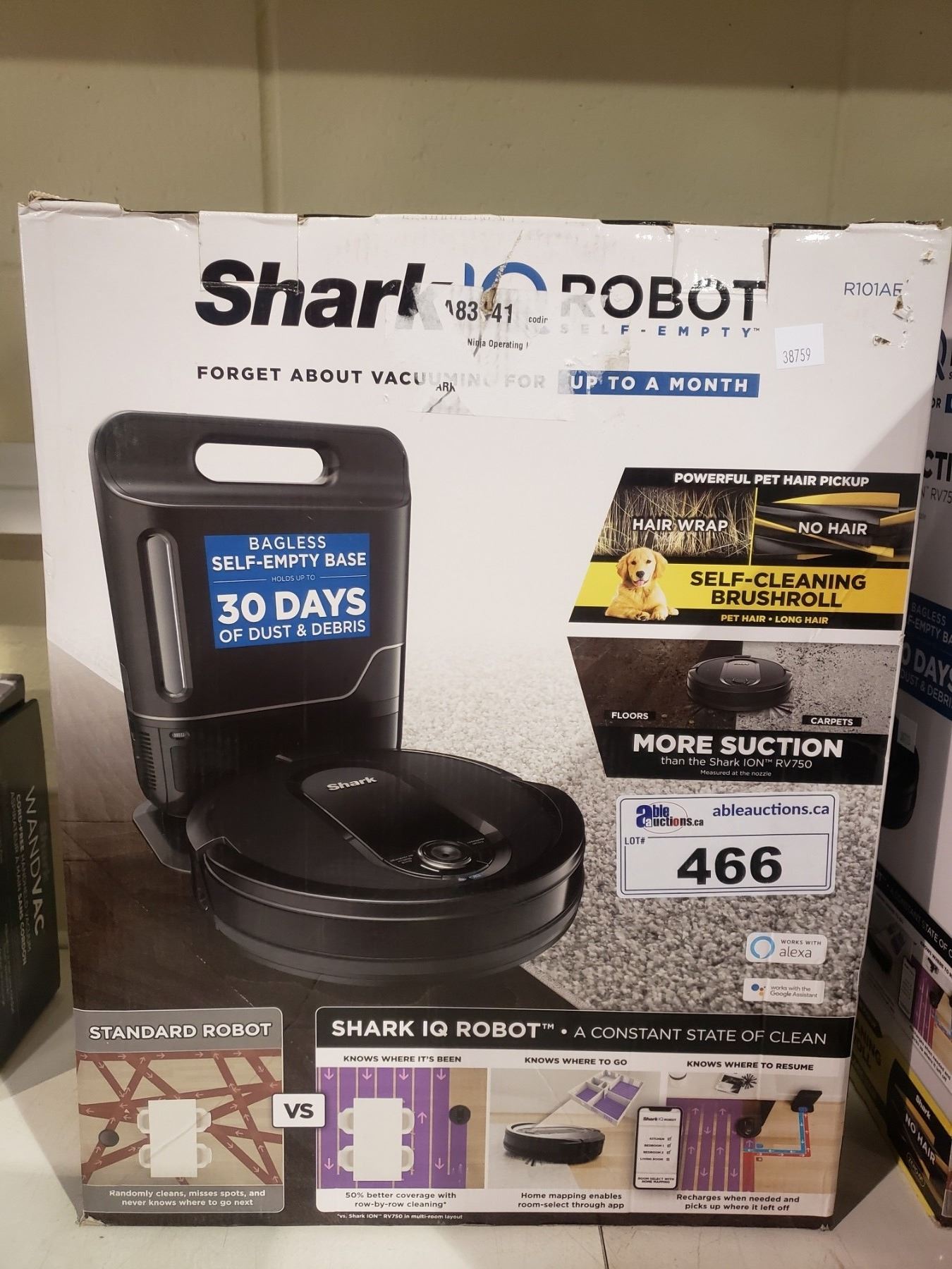 Shark Model R101ae Remote SHARK IQ ROBOT SELF-EMPTY R101AE