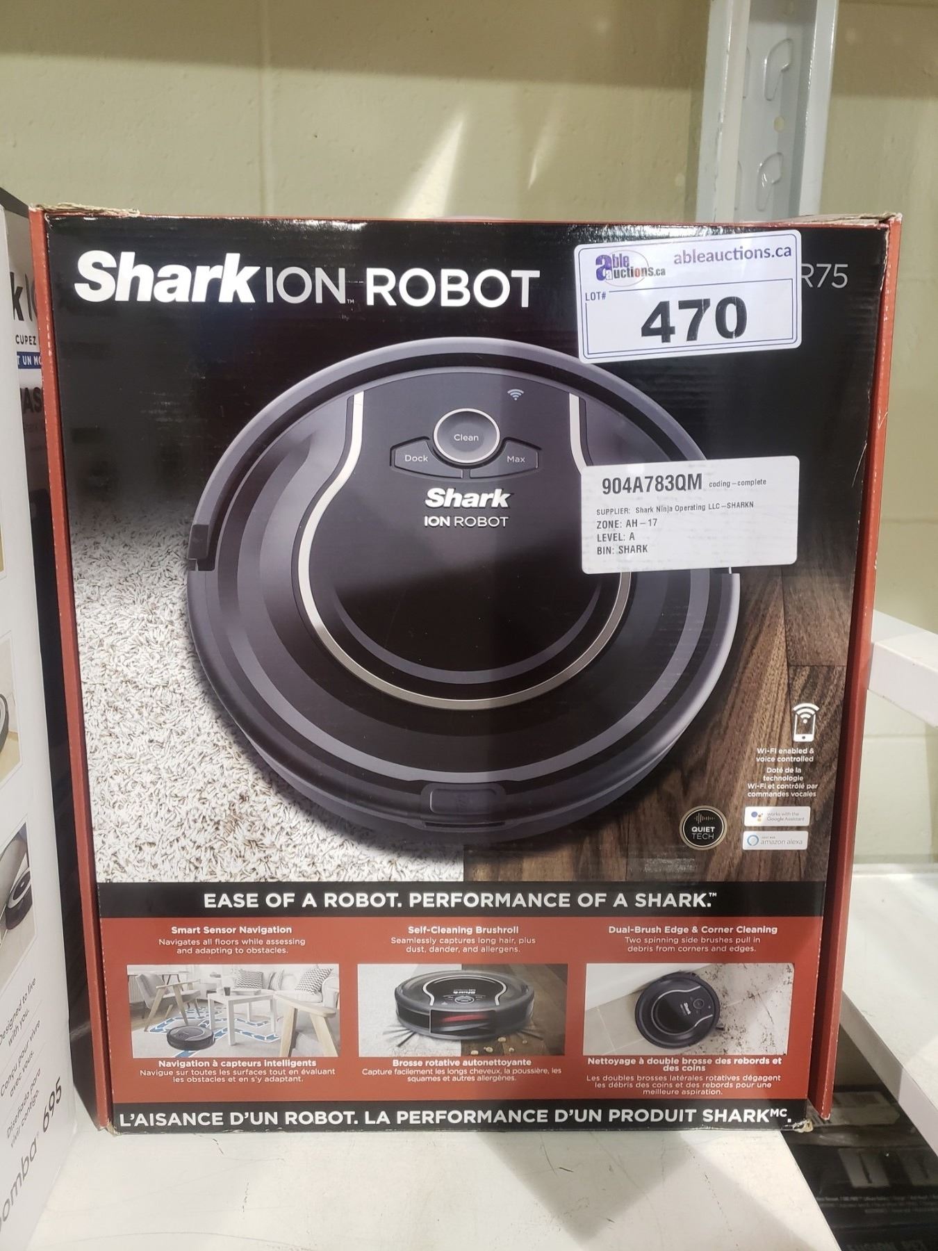 SHARK ION ROBOT R75 - Able Auctions