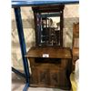 Image 1 : SIDE CABINET (29 X 31 X 15") & MIRROR
