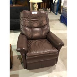 LAZY BOY LEATHER ROCKING RECLINER