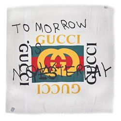 Gucci `Modal/Silk Scarf