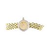Image 1 : 0.19 ctw Diamond-set Baume-Mercier Wrist Watch - 14KT Yellow Gold