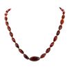 Image 1 : Twenty Four Inch Cherry Colored Baltic Amber Necklace