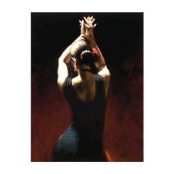 Flamenco Dancer In Black by Perez, Fabian