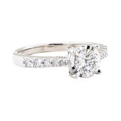 1.00 ctw Diamond Ring - 10KT White Gold