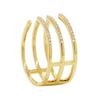 Image 4 : 0.3 ctw Diamond Ring - 14KT Yellow Gold
