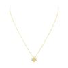 Image 1 : 0.03 ctw Diamond and Pearl Cross Pendant with Chain - 14KT and 18KT Yellow Gold