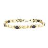6.00 ctw Sapphire Bracelet - 10KT Yellow Gold