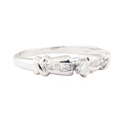 0.27 ctw Diamond Ring - 10KT White Gold
