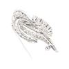Image 2 : 5.64 ctw Diamond Pin - 18KT White Gold