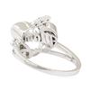 Image 3 : 0.22 ctw Gemstone and Diamond Ring - 14KT White Gold