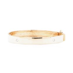 0.12 ctw Diamond Bracelet - 14KT Rose Gold