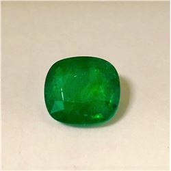5.30ct Emerald Cushion cut