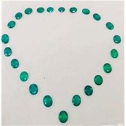 Natural Zambian Emerald 74.35ct 23pcs