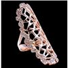 Image 1 : 1.03ct Diamond 14K Rose Gold Ring