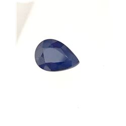 5ct Treated Blue Sapphire Pear Shape 11.9x8.2 #BS-813