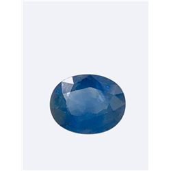 3ct Blue Sapphire Oval cut