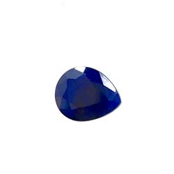 3ct Treated Blue Sapphire Pear Shape 10.1x8 #BS-771