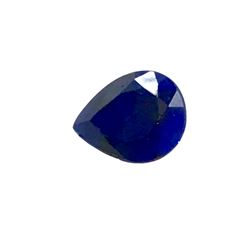 4.0ct Treated Blue Sapphire Pear Shape 10.9x8.9 #BS-780
