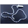 Image 2 : 42.17ct Blue Sapphire 14K White Gold Necklace