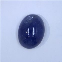 76.03ct Tanzanite cabochon oval cut