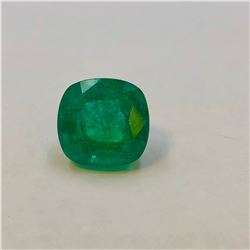 9.6ct Emerald Cushion cut