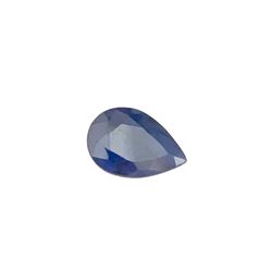 4ct Treated Blue Sapphire Pear Shape 11.9x8 #BS-818
