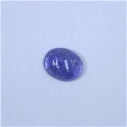 5.43ct Tanzanite cab oval cut