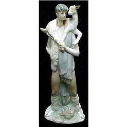 Lladro-Boy with Goat; L. No.4506 ;  10.