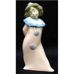 Lladro Nao-Pink Circus Clown in the Spo