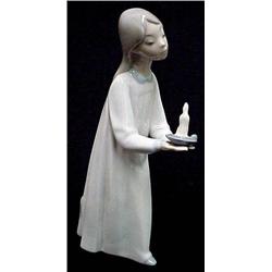 Lladro-Girl with Candle; L. No.4868; 8.