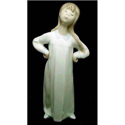 Lladro-Girl Stretching; L. No. 4872; 7.