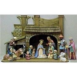 Hummel Nativity set with creche; includ