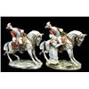 Image 1 : A pair of porcelain Capo di Monte figur
