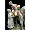 Image 2 : A pair of porcelain Capo di Monte figur