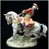 Image 3 : A pair of porcelain Capo di Monte figur