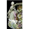 Image 2 : Meissen type porcelain double figural l