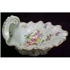 Image 3 : Meissen clamshell dish; polychrome flor